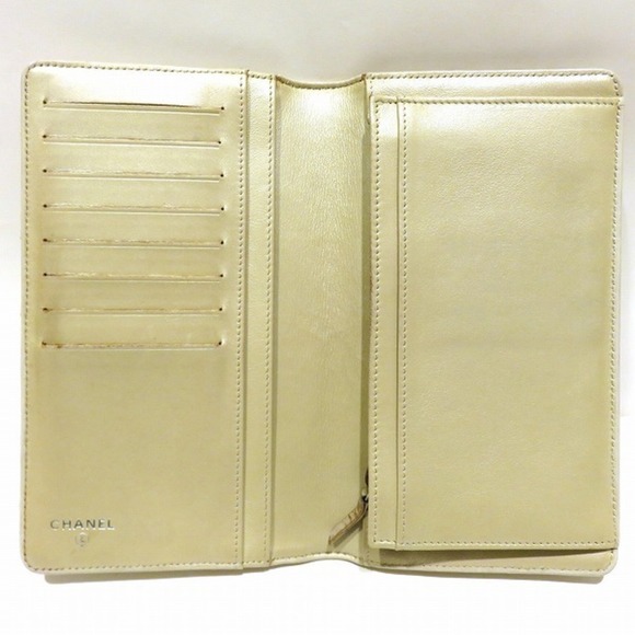 Chanel CHANEL Bicolore 6356 Wallet Long Bi-Fold Ladies - Picture 2 of 9